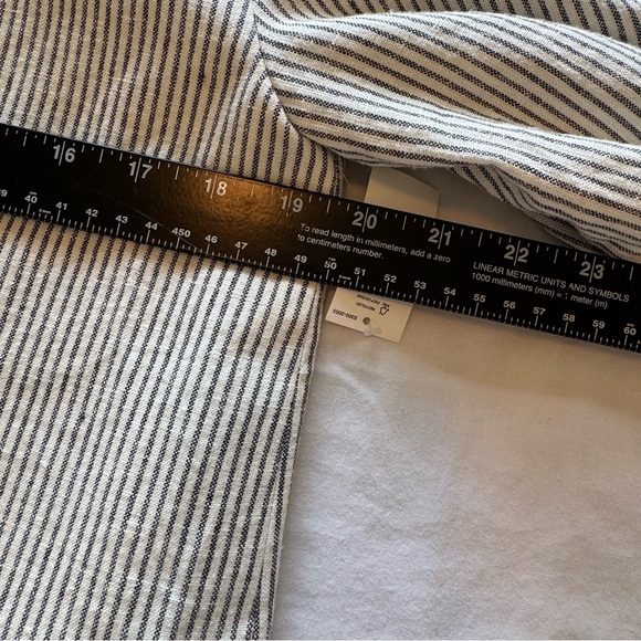 NWT - Old Navy Women's Size MEDIUM Pinstripe Blazer - Navy & Cream - Picture 11 of 13